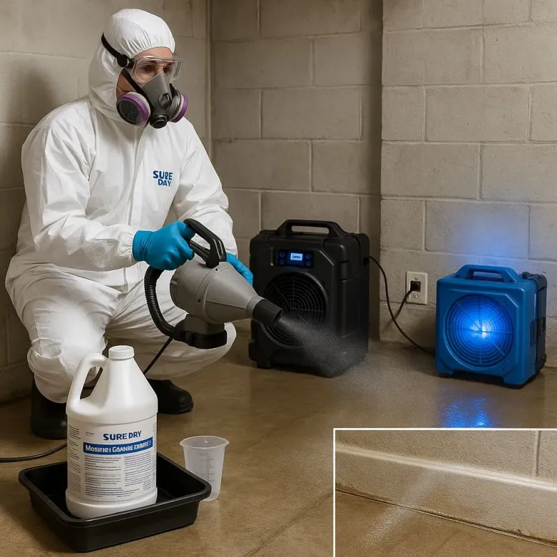 Sanitization and Odor Removal process in Westfield Center, OH