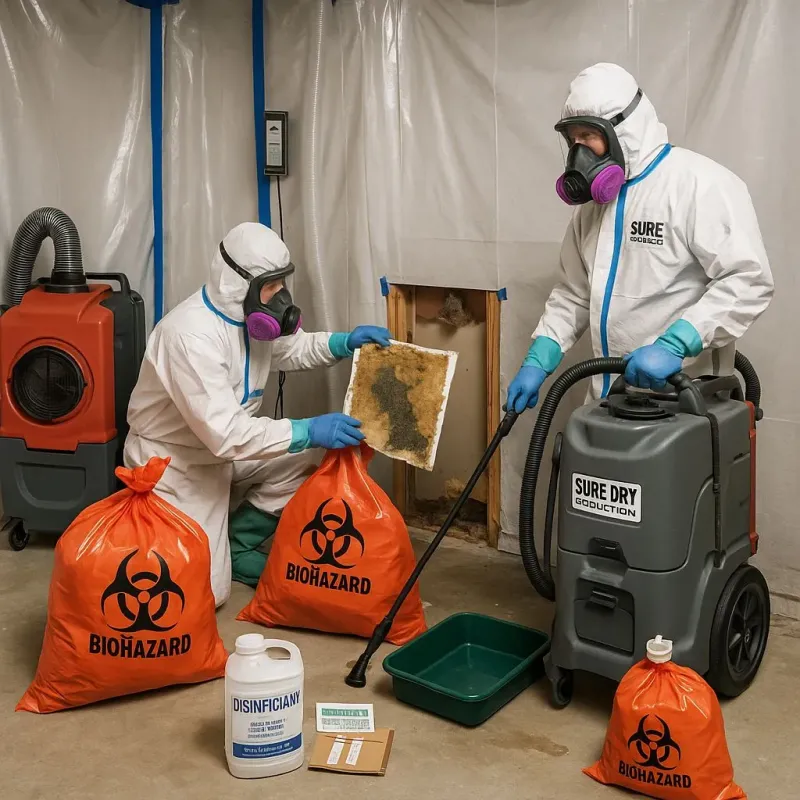 Contaminated Water Handling Protocols process in Westfield Center, OH