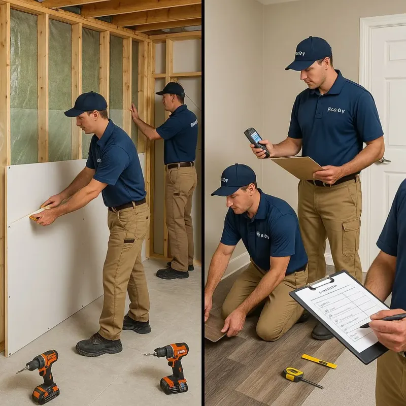 Repairs and Reconstruction process in Westfield Center, OH